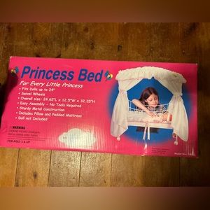 Princess Doll Bed Brand New in the Box